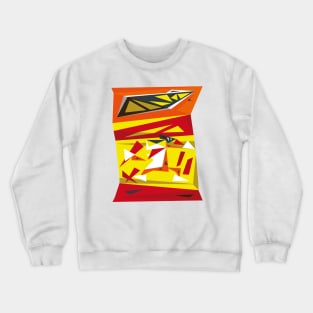 Item F10 of 30 (Flaming Hot Cheetos Abstract Study) Crewneck Sweatshirt